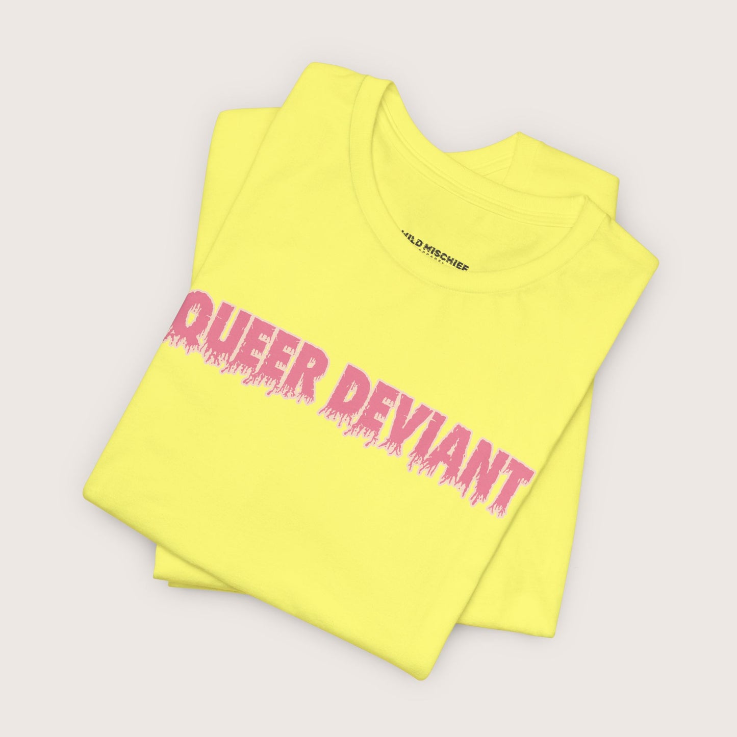 Camiseta de manga corta queer desviada: camiseta de orgullo audaz, top unisex de verano, regalo LGBTQ divertido, ropa para festivales, camiseta llamativa, colorida