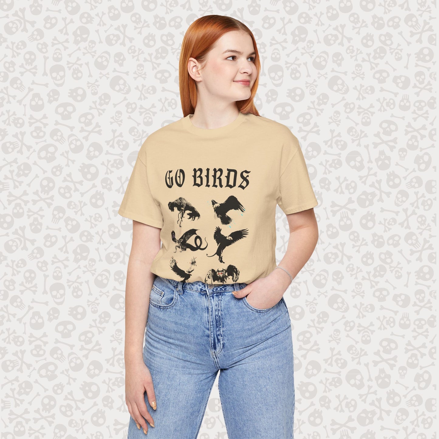 Go Birds Cryptids T-Shirt, Bird Cryptid Tee, Thunderbird Shirt, Snallygaster, Griffin, Phoenix, Devil Bird, Terror Bird, Philadelphia Shirt