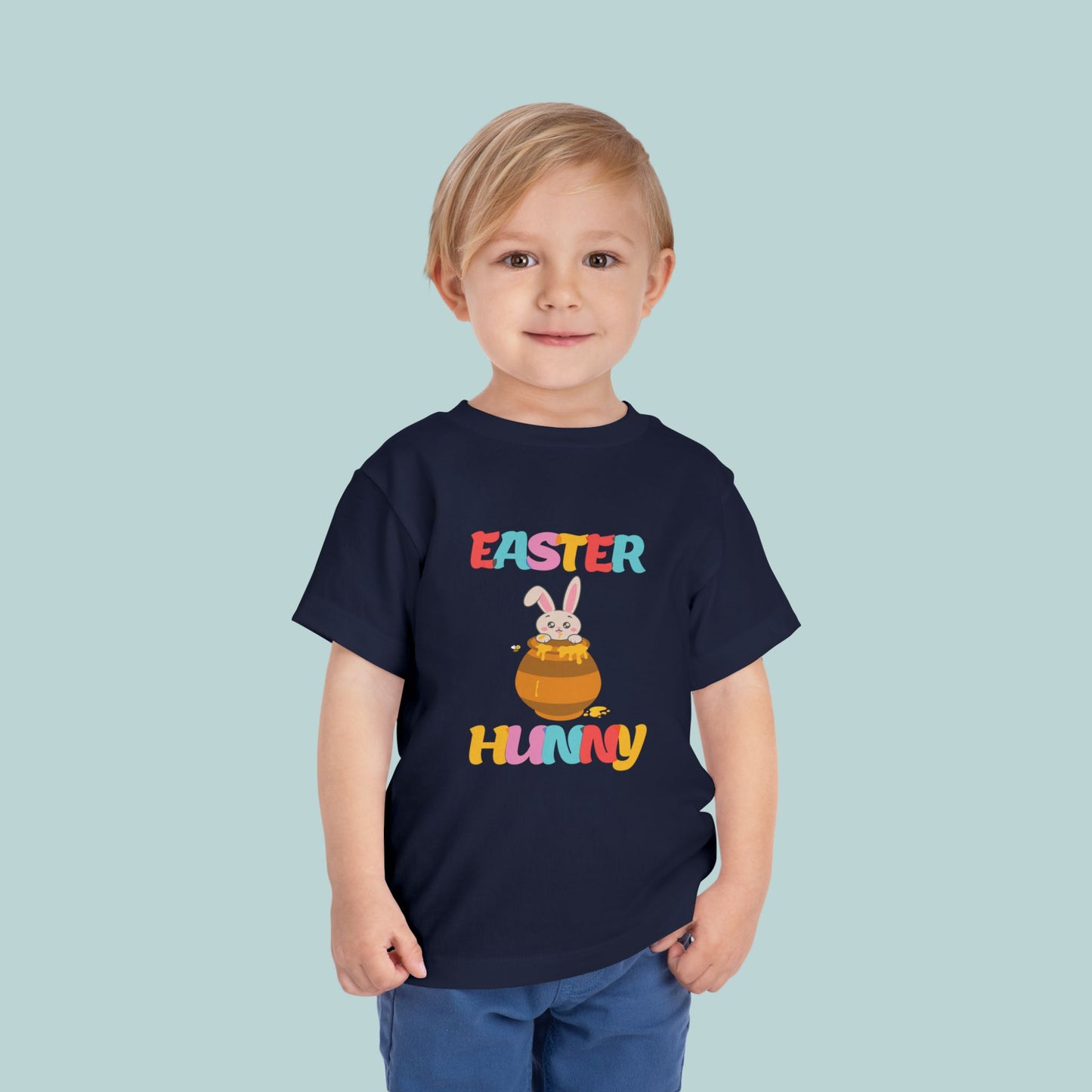 Easter Hunny Toddler Tee, Cute Honey Bunny Design, Kids Easter T-Shirt, Bunny Easter Gift, Toddler Easter Outfit, Toddler Easter Shirt