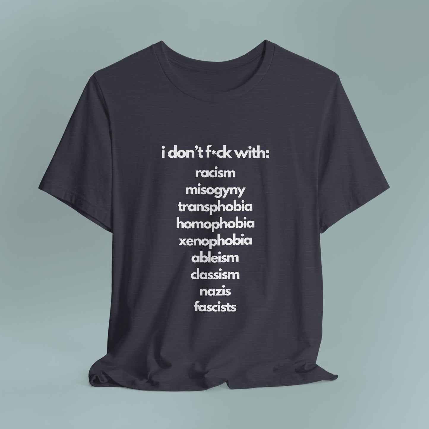 Social Justice Unisex Cotton Tee | Anti-Discrimination Shirt for Activism, Pride Events, Inclusivity, Everyday Wear