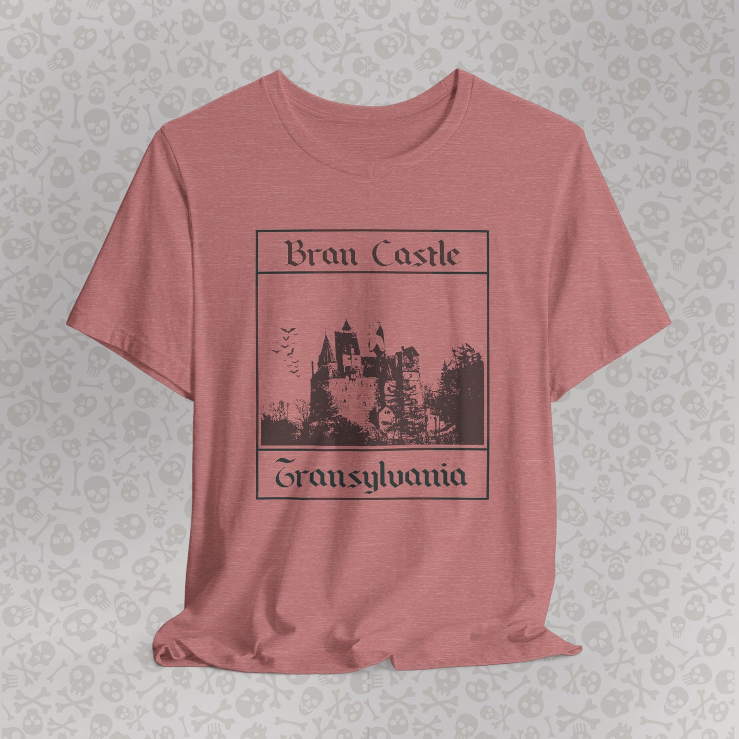 Bran Castle Transylvania T-Shirt, Dracula Shirt, Vampire Halloween Tee, Gothic Horror Shirt, Spooky Dracula Top, Halloween Costume Tee, Transylvania Romania