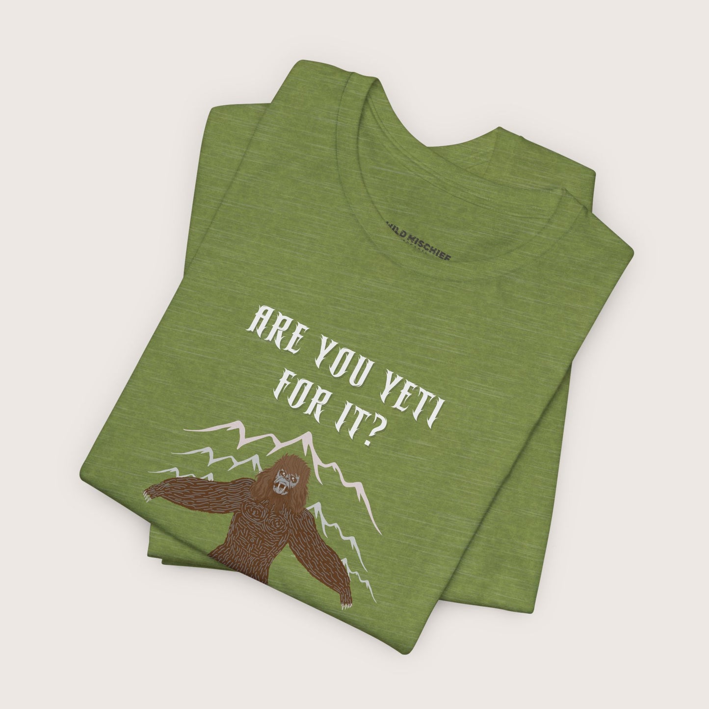 Yeti Adventure Tee | Cryptid Shirt, Fun Outdoor Apparel, Cool Gift for Nature Lovers, Camping T-Shirt, Hiking Outfit, Unique Graphic Tee