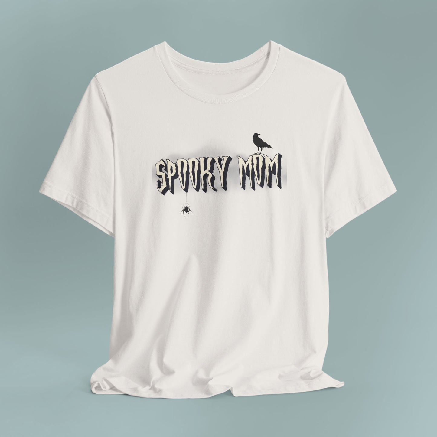 Spooky Mom Tee, Ghostly Apparel, Goth Mom Jersey Short Sleeve Tee, Punk Mom Shirt, Halloween Shirt, Alternative Clothing, Mother's Day