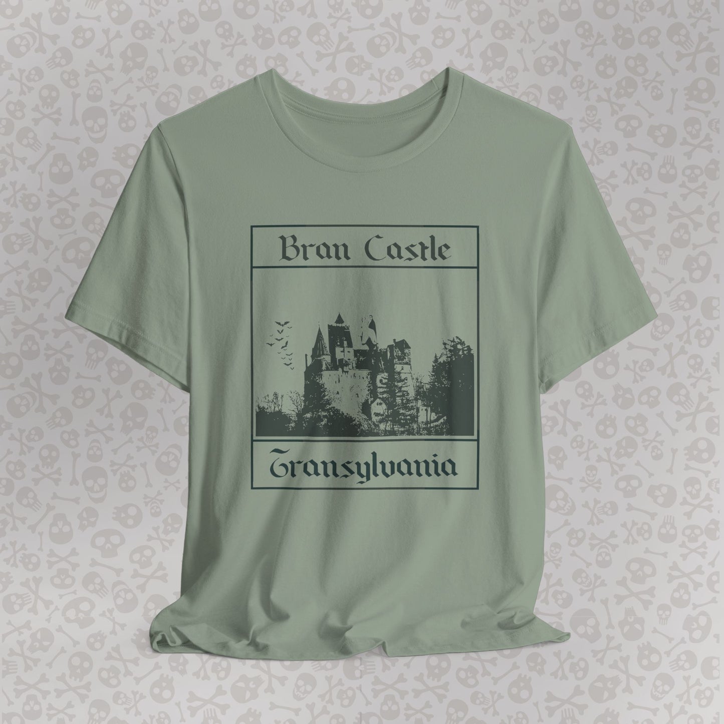 Bran Castle Transylvania T-Shirt, Dracula Shirt, Vampire Halloween Tee, Gothic Horror Shirt, Spooky Dracula Top, Halloween Costume Tee, Transylvania Romania