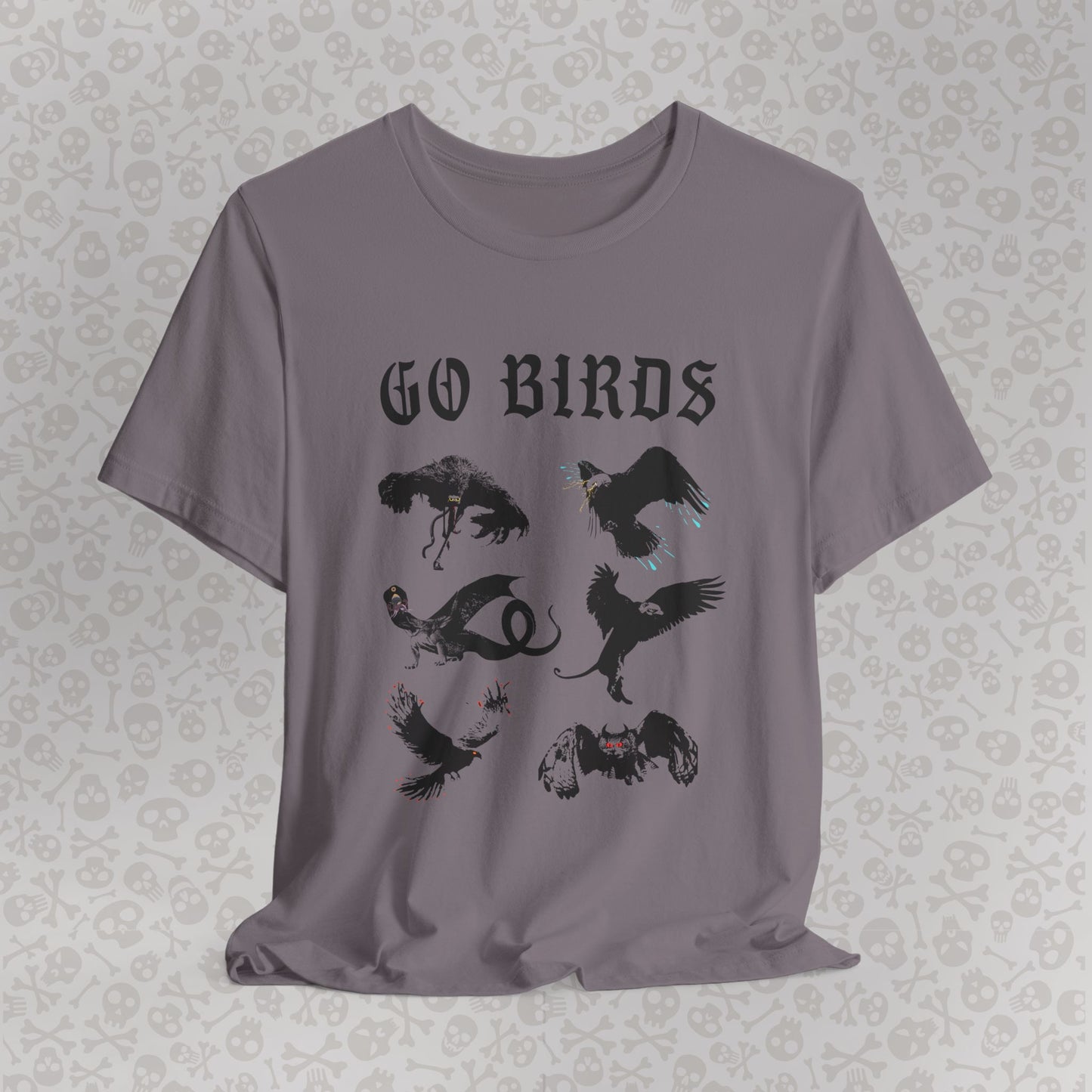 Go Birds Cryptids T-Shirt, Bird Cryptid Tee, Thunderbird Shirt, Snallygaster, Griffin, Phoenix, Devil Bird, Terror Bird, Philadelphia Shirt