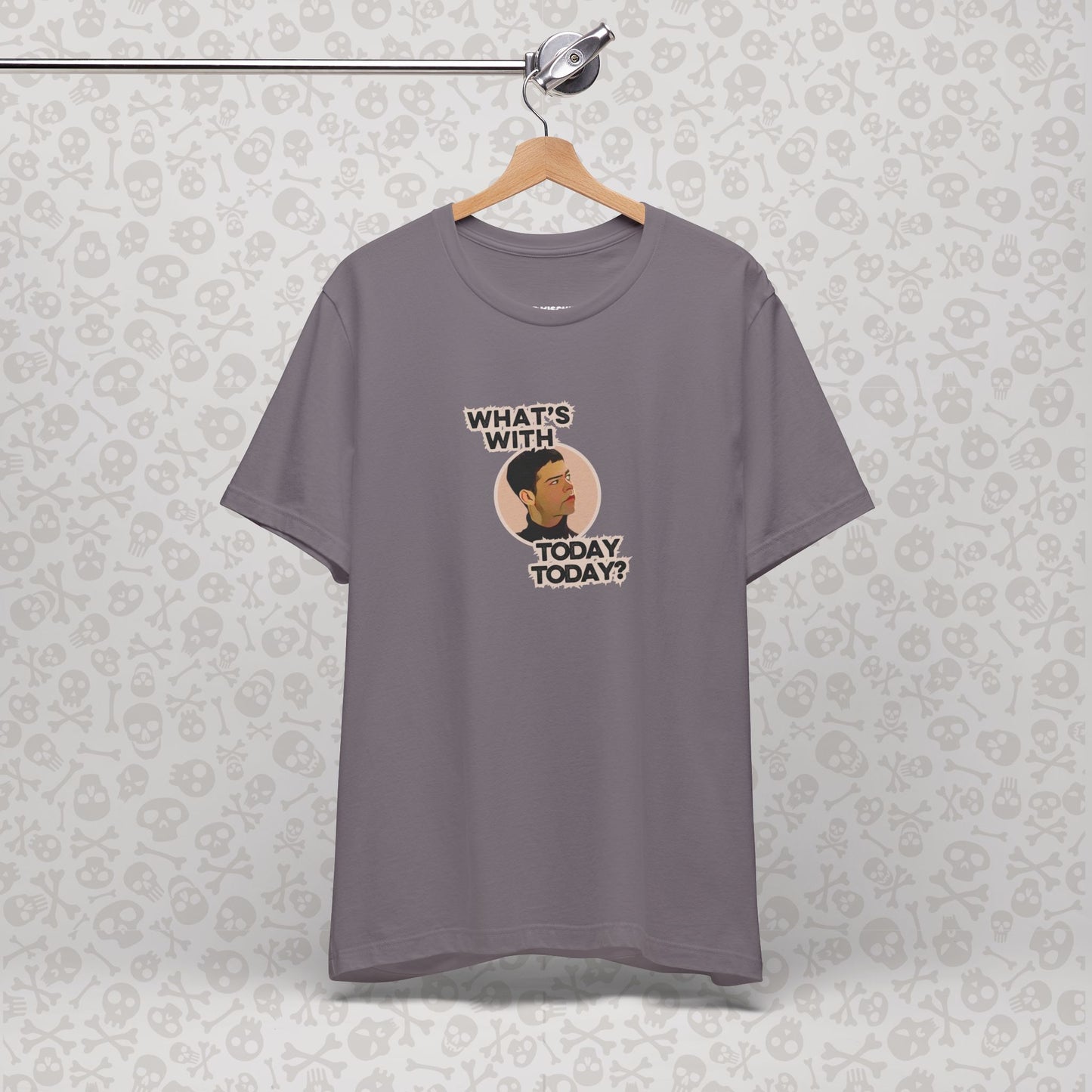 Empire Records "¿Qué pasa con 'Today' hoy?" - Camisa informal cómoda, regalo para amigos, humor, corte holgado, ropa para diario
