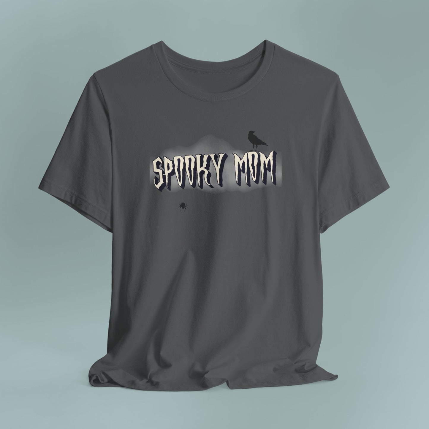 Spooky Mom Tee, Ghostly Apparel, Goth Mom Jersey Short Sleeve Tee, Punk Mom Shirt, Halloween Shirt, Alternative Clothing, Mother's Day