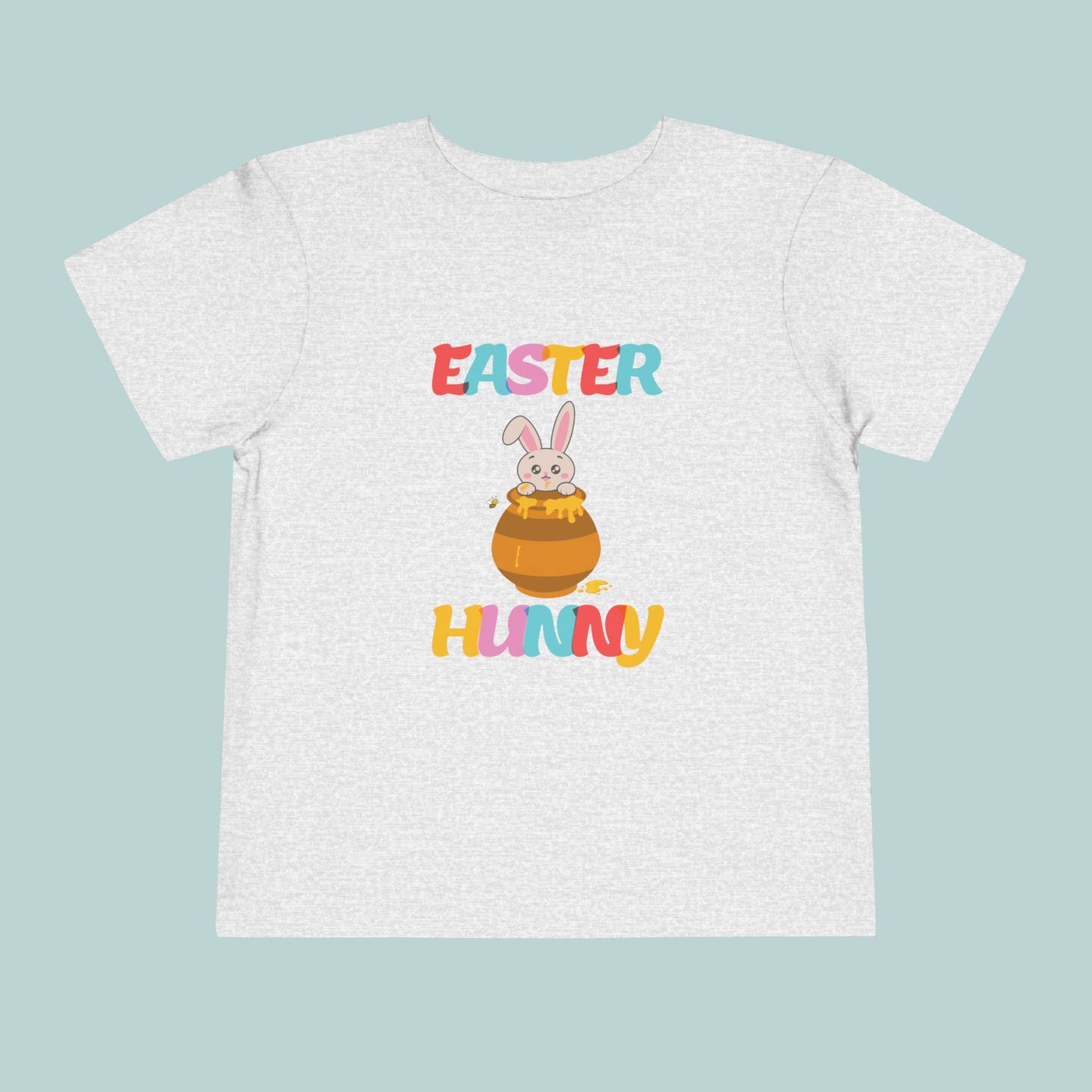Easter Hunny Toddler Tee, Cute Honey Bunny Design, Kids Easter T-Shirt, Bunny Easter Gift, Toddler Easter Outfit, Toddler Easter Shirt