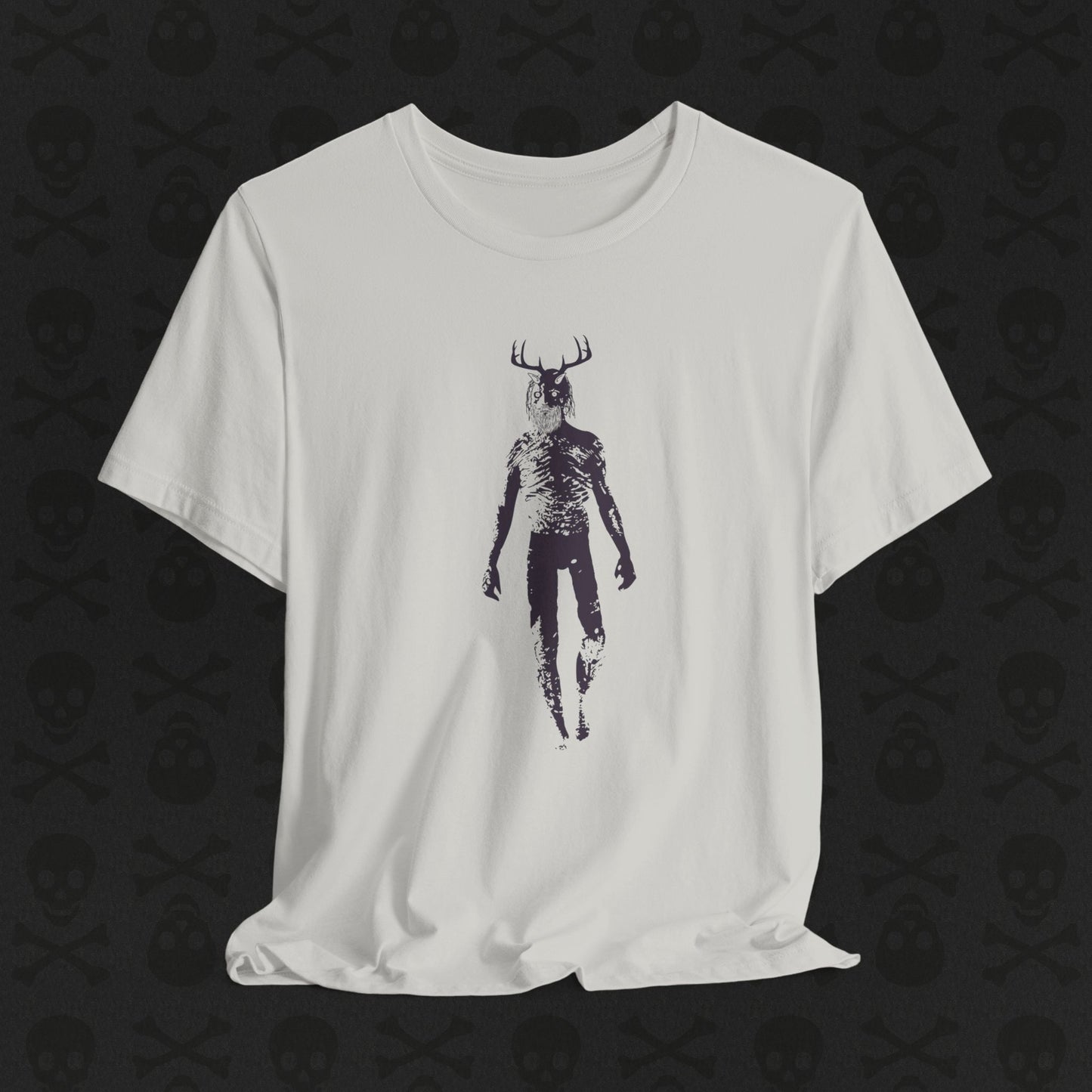 Camiseta Wendigo Críptica, Camiseta Unisex de Monstruo Caníbal, Camiseta con Gráfico de Terror, Camiseta de Criatura Mítica, Camiseta Escalofriante