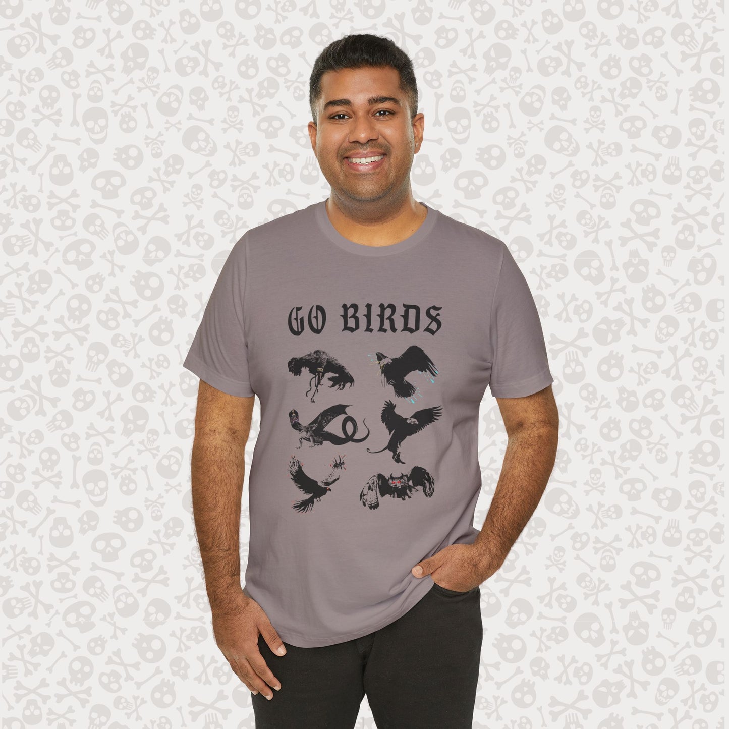 Go Birds Cryptids T-Shirt, Bird Cryptid Tee, Thunderbird Shirt, Snallygaster, Griffin, Phoenix, Devil Bird, Terror Bird, Philadelphia Shirt