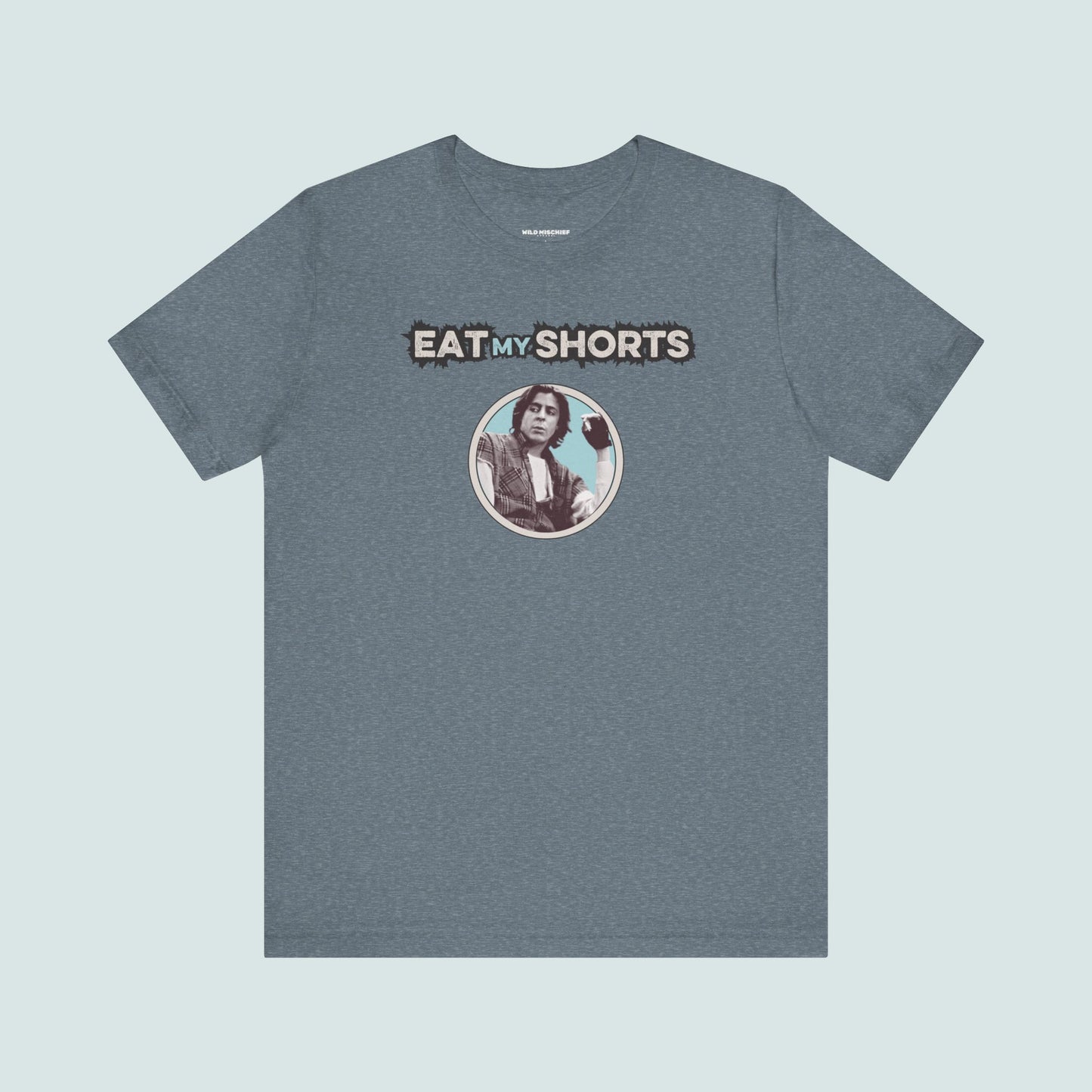Camiseta unisex con frase "Breakfast Club", camiseta de la película John Bender, camiseta gráfica "Eat My Shorts", regalo para cinéfilos de los 80, top retro de cultura pop