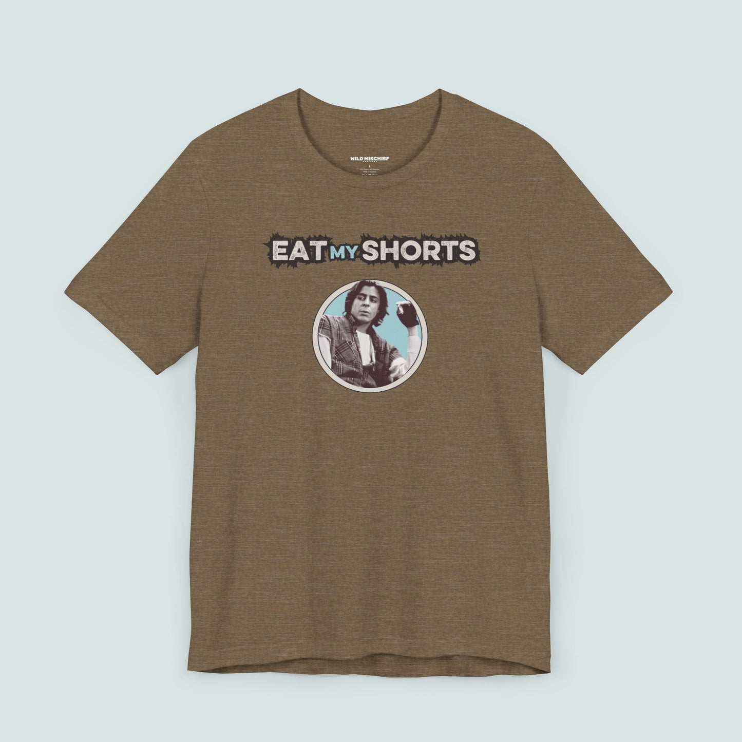 Camiseta unisex con frase "Breakfast Club", camiseta de la película John Bender, camiseta gráfica "Eat My Shorts", regalo para cinéfilos de los 80, top retro de cultura pop
