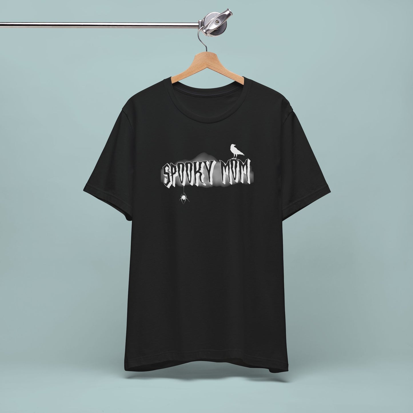 Spooky Mom Tee, Ghostly Apparel, Goth Mom Jersey Short Sleeve Tee, Punk Mom Shirt, Halloween Shirt, Alternative Clothing, Mother's Day