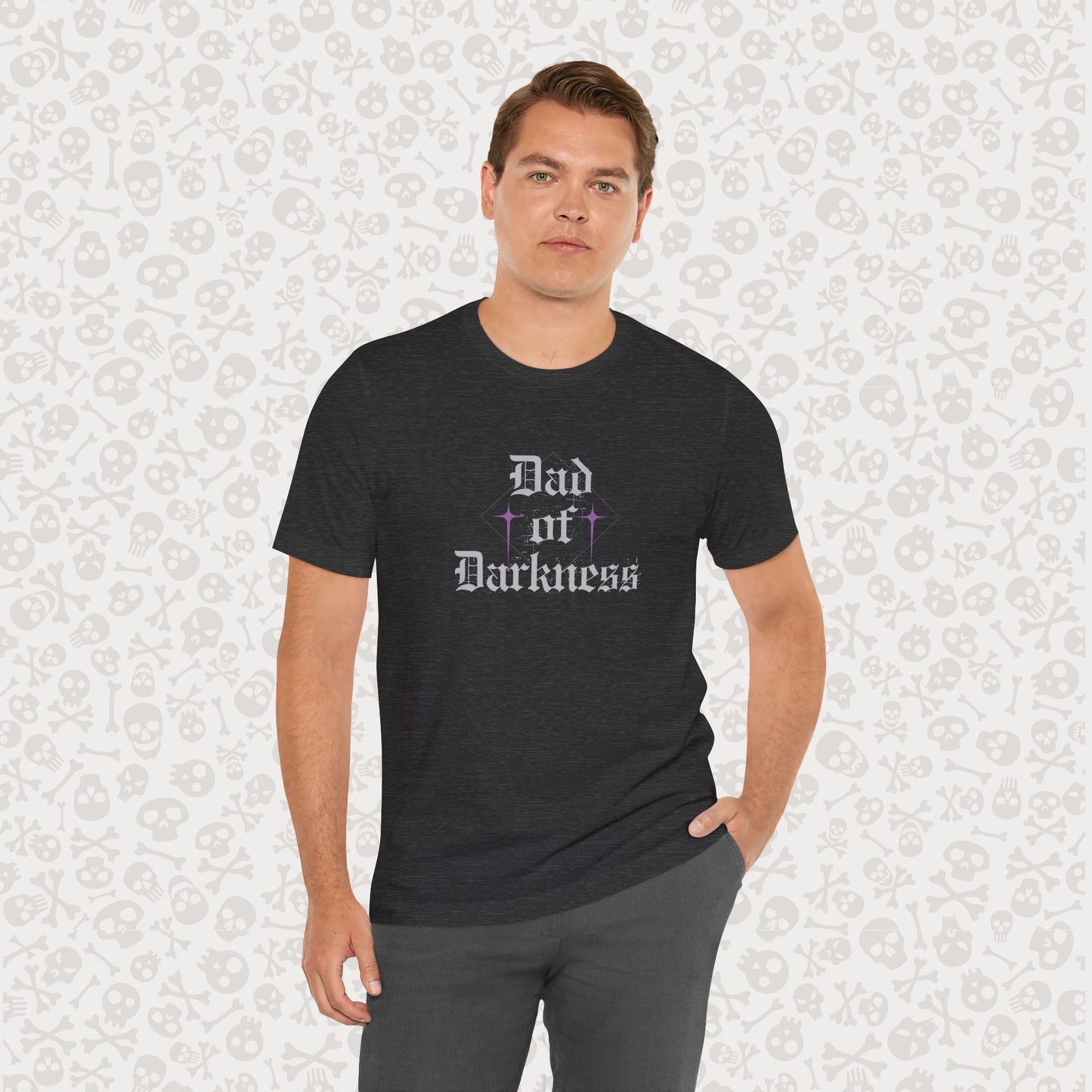 Dad of Darkness Unisex Tee, Gothic Father's Day Gift, Dad Life Shirt, Cool Dad, Spooky Dad Apparel, Doom Metal Dad, Punk Dad, Rebel Dad, Goth Dad