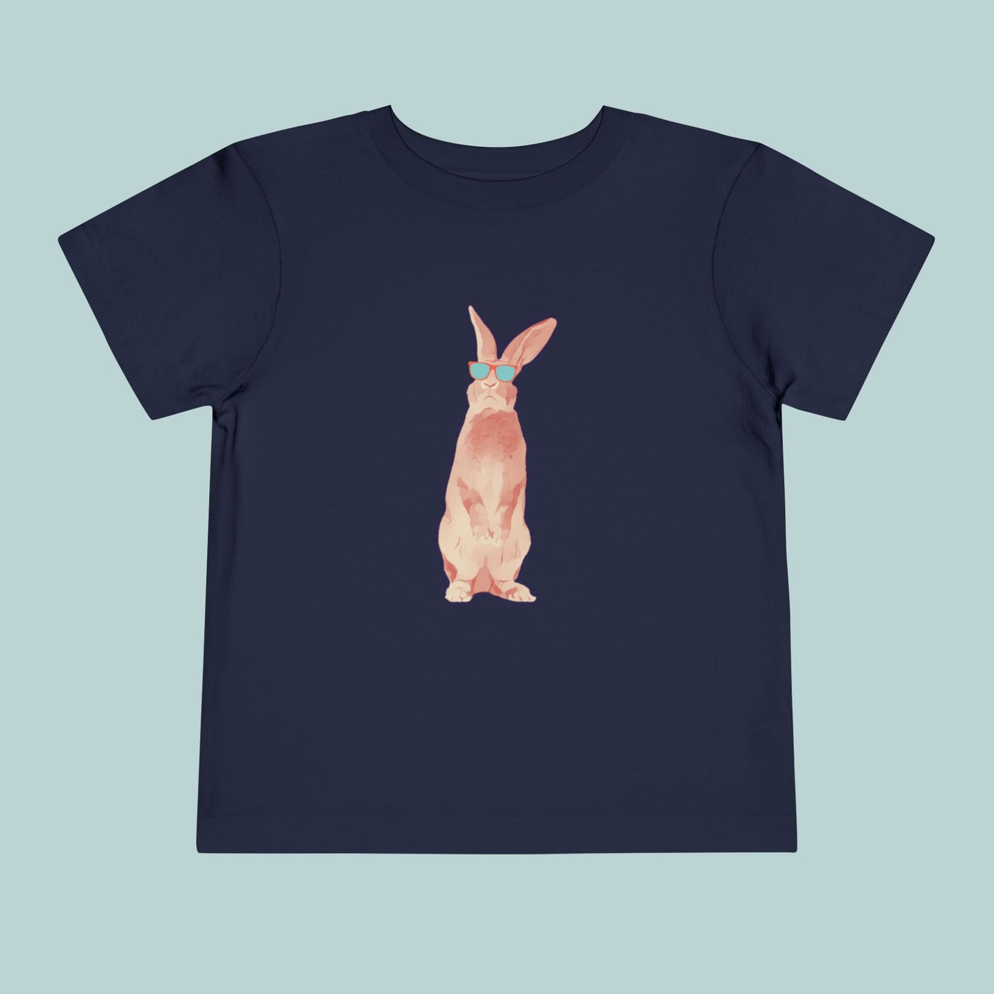Cool Bunny Toddler Tee, Cute Kid's T-Shirt, Toddler Summer Shirt, Adorable Rabbit Tee, Playful Bunny Design, Great for Birthdays, Easter