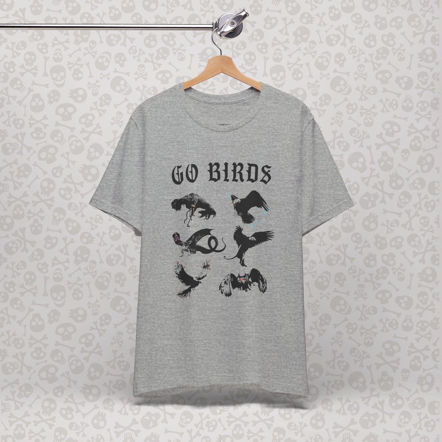 Go Birds Cryptids T-Shirt, Bird Cryptid Tee, Thunderbird Shirt, Snallygaster, Griffin, Phoenix, Devil Bird, Terror Bird, Philadelphia Shirt