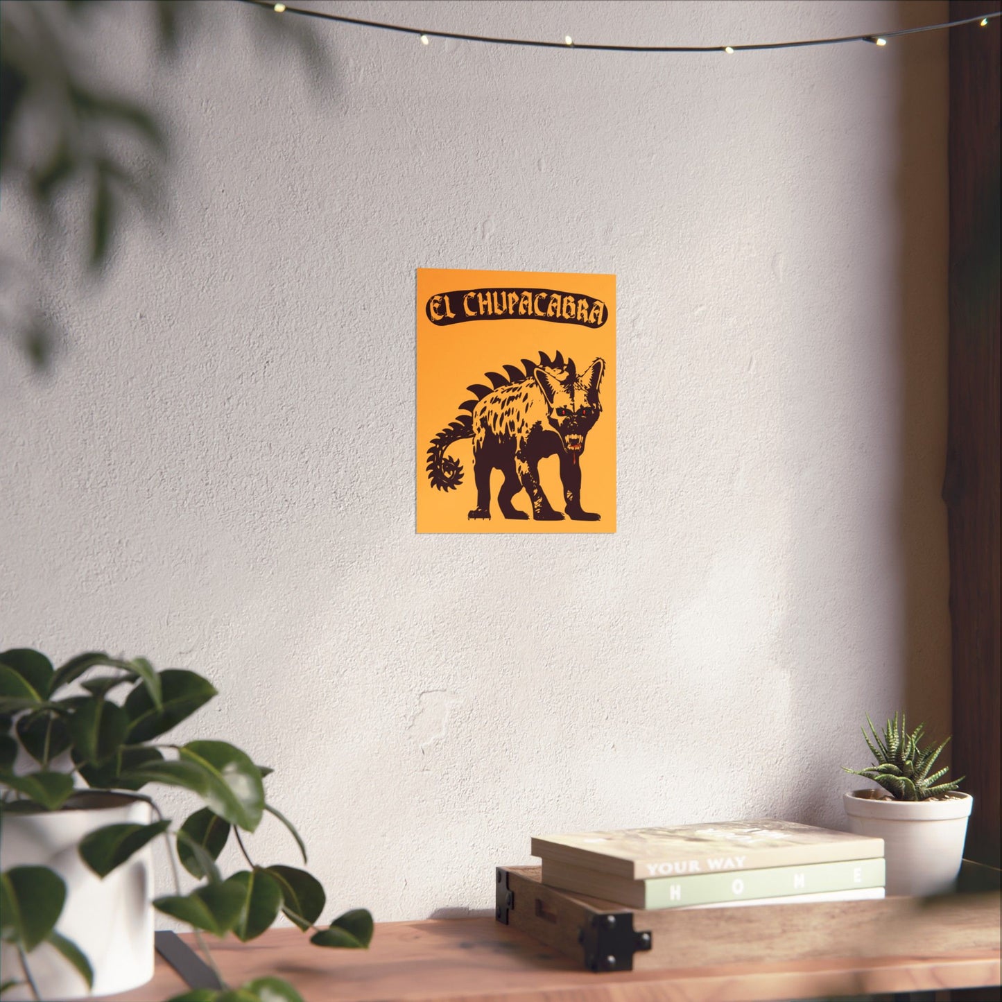 Póster mate - El Chupacabras 8x10 o 16x20