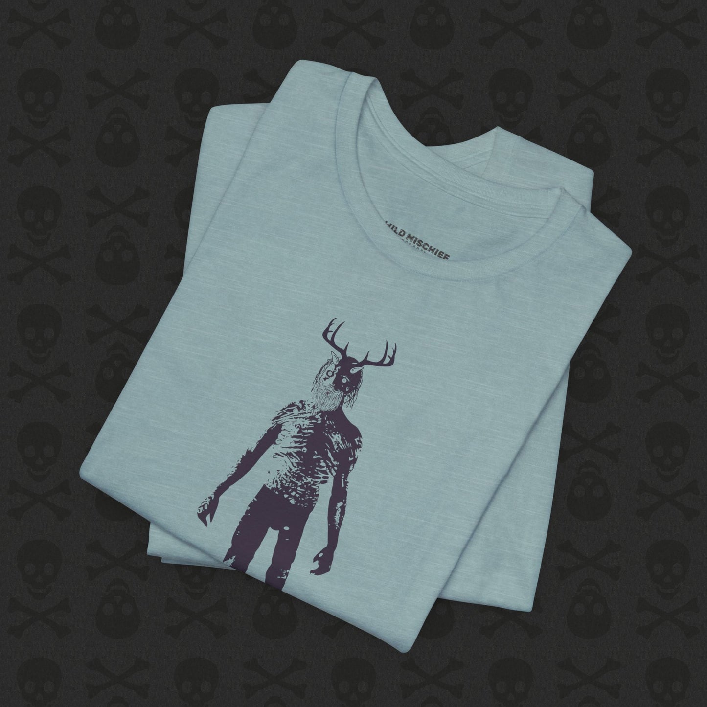 Camiseta Wendigo Críptica, Camiseta Unisex de Monstruo Caníbal, Camiseta con Gráfico de Terror, Camiseta de Criatura Mítica, Camiseta Escalofriante