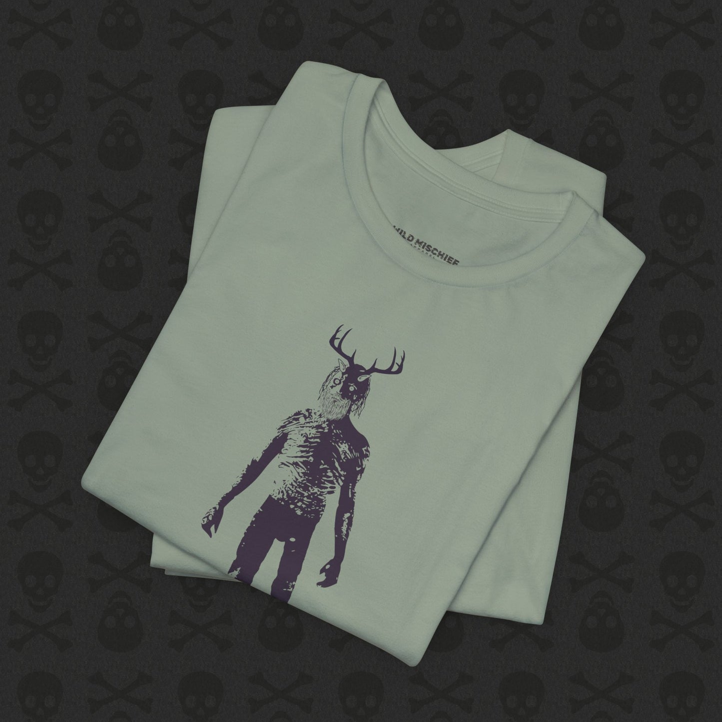 Camiseta Wendigo Críptica, Camiseta Unisex de Monstruo Caníbal, Camiseta con Gráfico de Terror, Camiseta de Criatura Mítica, Camiseta Escalofriante