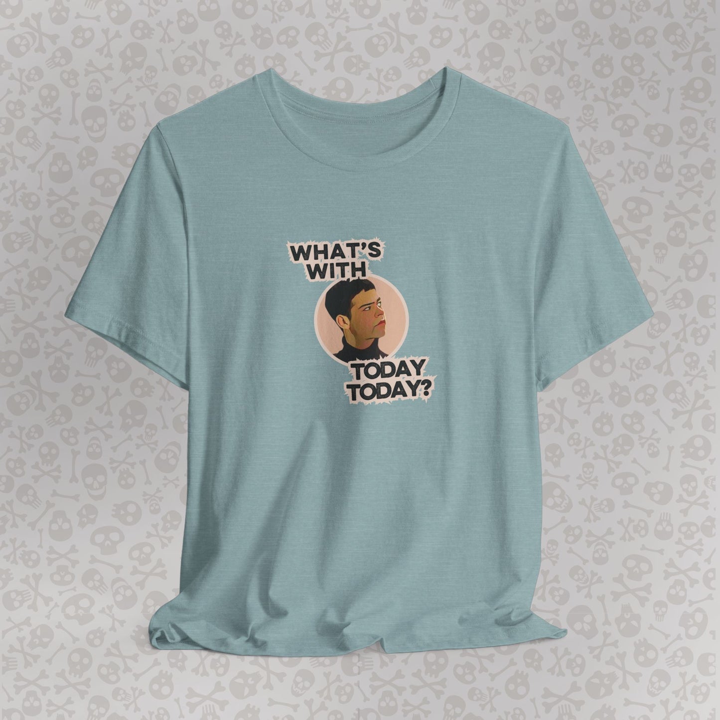 Empire Records "¿Qué pasa con 'Today' hoy?" - Camisa informal cómoda, regalo para amigos, humor, corte holgado, ropa para diario
