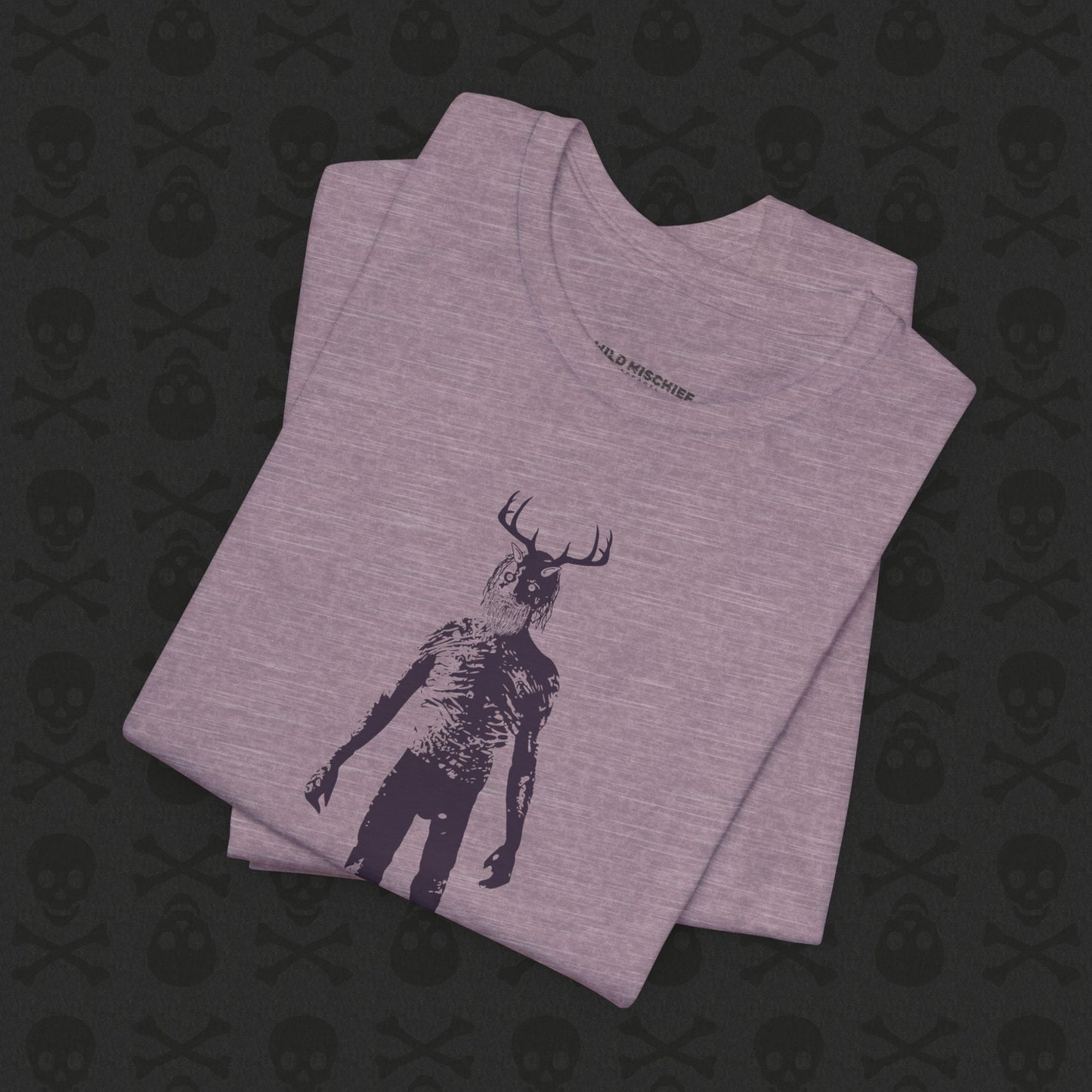 Camiseta Wendigo Críptica, Camiseta Unisex de Monstruo Caníbal, Camiseta con Gráfico de Terror, Camiseta de Criatura Mítica, Camiseta Escalofriante