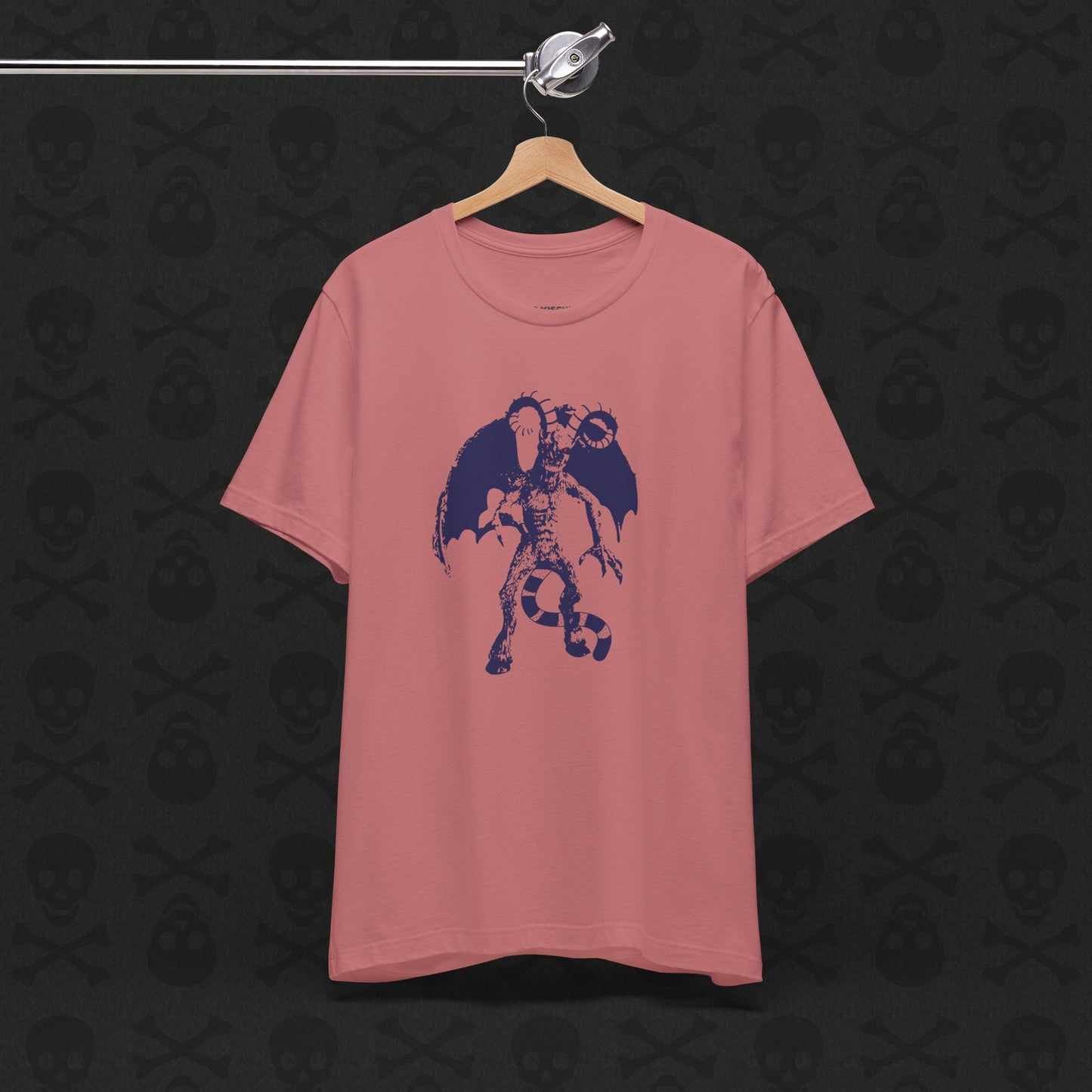 Camiseta Jersey Devil Cryptid, camiseta gráfica de criatura mítica. Camiseta unisex de manga corta, camiseta gráfica única para entusiastas de los críptidos.