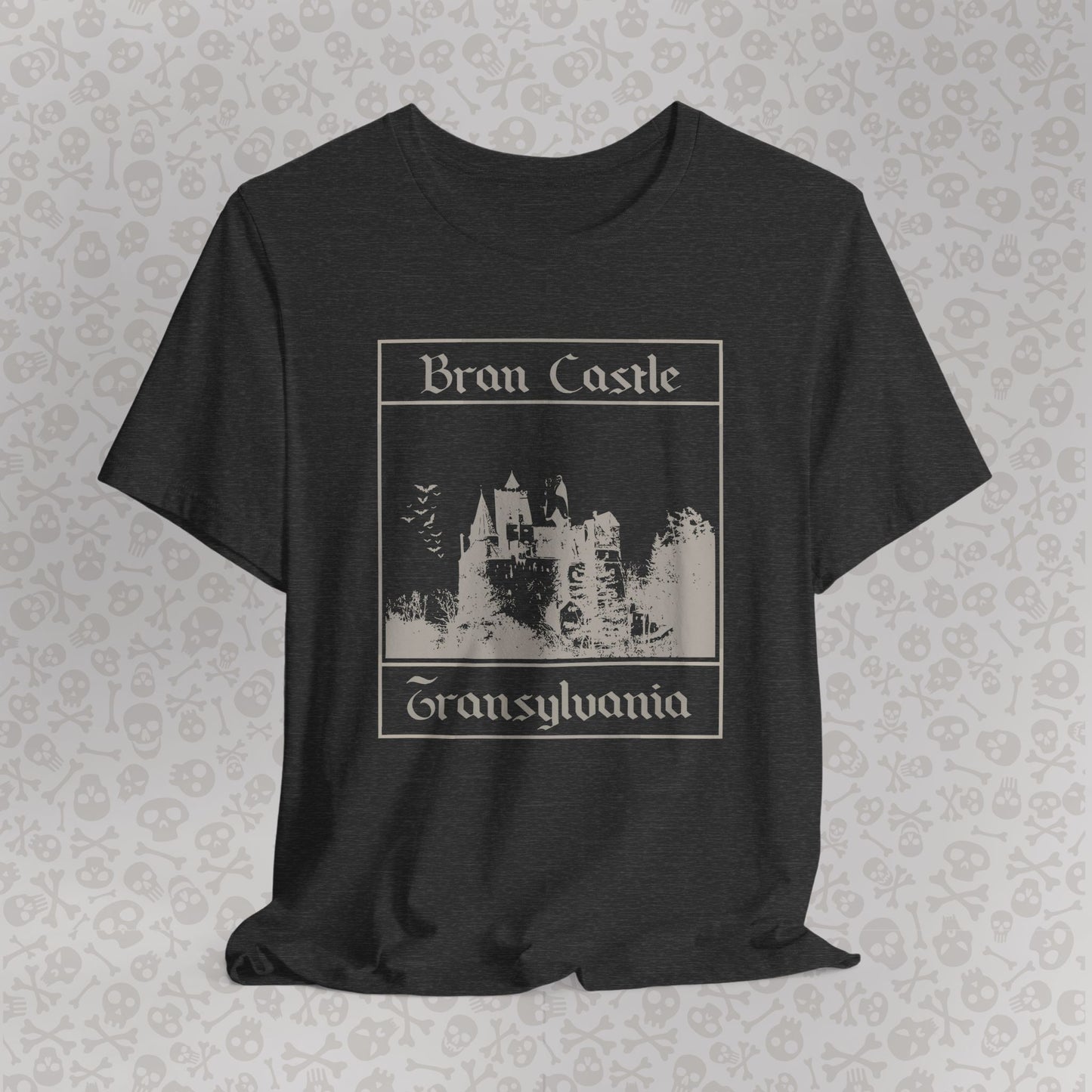 Bran Castle Transylvania T-Shirt, Dracula Shirt, Vampire Halloween Tee, Gothic Horror Shirt, Spooky Dracula Top, Halloween Costume Tee, Transylvania Romania