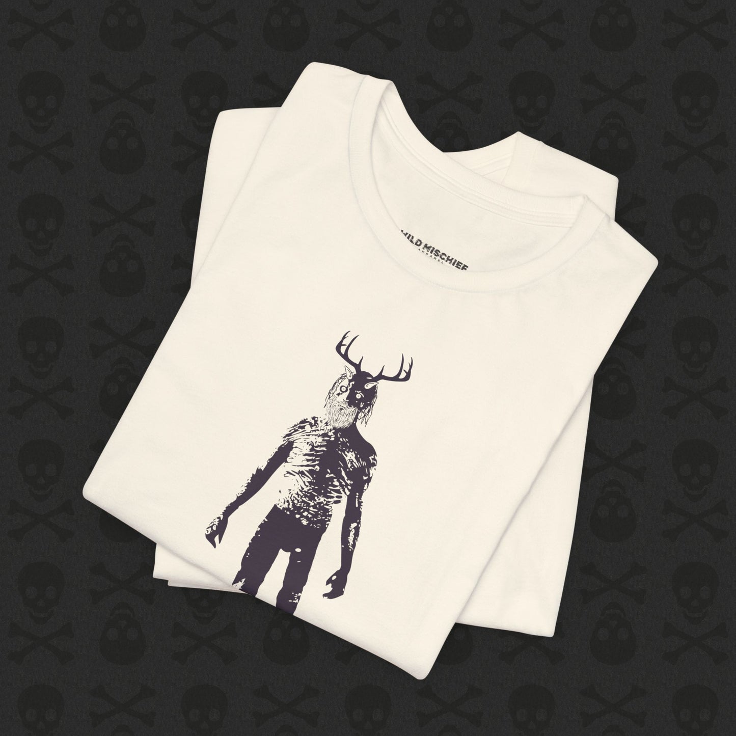 Camiseta Wendigo Críptica, Camiseta Unisex de Monstruo Caníbal, Camiseta con Gráfico de Terror, Camiseta de Criatura Mítica, Camiseta Escalofriante