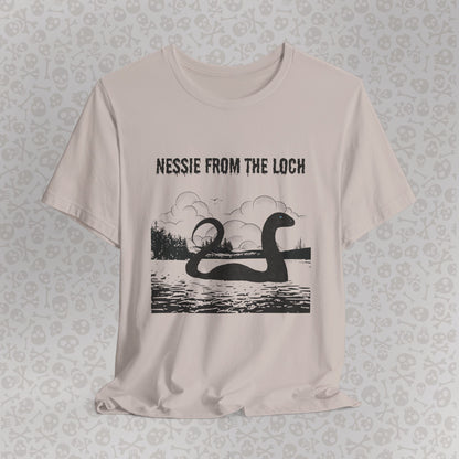 Camiseta de Nessie del Lago, camiseta de Nessie del Monstruo del Lago Ness, camiseta Cryptid, camiseta unisex de manga corta, Lago Ness