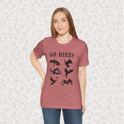 Go Birds Cryptids T-Shirt, Bird Cryptid Tee, Thunderbird Shirt, Snallygaster, Griffin, Phoenix, Devil Bird, Terror Bird, Philadelphia Shirt