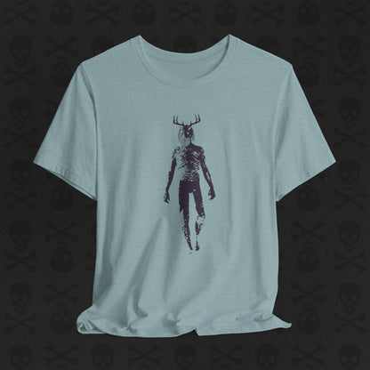 Camiseta Wendigo Críptica, Camiseta Unisex de Monstruo Caníbal, Camiseta con Gráfico de Terror, Camiseta de Criatura Mítica, Camiseta Escalofriante