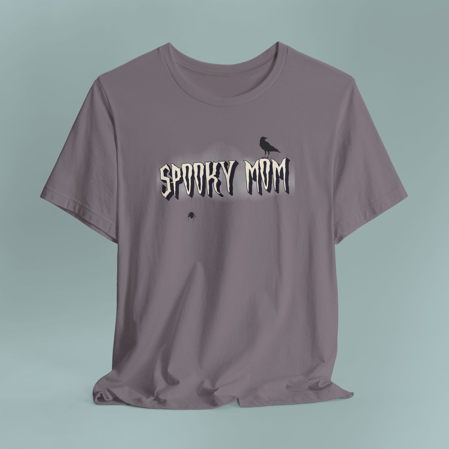 Spooky Mom Tee, Ghostly Apparel, Goth Mom Jersey Short Sleeve Tee, Punk Mom Shirt, Halloween Shirt, Alternative Clothing, Mother's Day