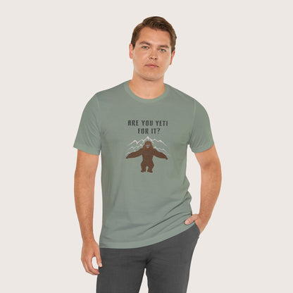 Yeti Adventure Tee | Cryptid Shirt, Fun Outdoor Apparel, Cool Gift for Nature Lovers, Camping T-Shirt, Hiking Outfit, Unique Graphic Tee