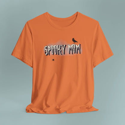 Spooky Mom Tee, Ghostly Apparel, Goth Mom Jersey Short Sleeve Tee, Punk Mom Shirt, Halloween Shirt, Alternative Clothing, Mother's Day