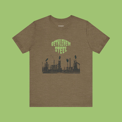Spooky Bethlehem Steel T-Shirt, Bethlehem Goth, Vintage Style Tee, Retro Graphic Top, Unisex Jersey Short Sleeve Tee, Bethlehem PA
