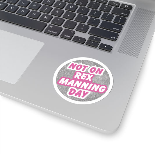 Empire Records Kiss-Cut Stickers, 90s Movie Fans, Not on Rex Manning Day, Classic Cult Film Decals, Retro Vinyl Stickers, Decorative Laptop