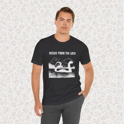 Camiseta de Nessie del Lago, camiseta de Nessie del Monstruo del Lago Ness, camiseta Cryptid, camiseta unisex de manga corta, Lago Ness