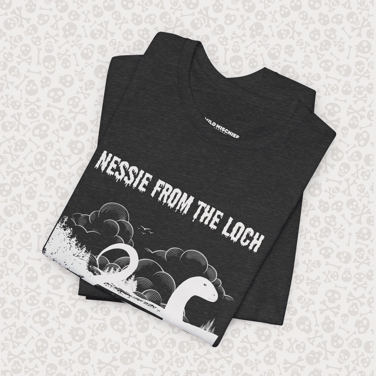 Camiseta de Nessie del Lago, camiseta de Nessie del Monstruo del Lago Ness, camiseta Cryptid, camiseta unisex de manga corta, Lago Ness