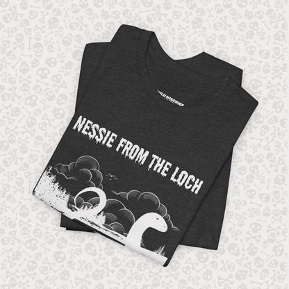 Camiseta de Nessie del Lago, camiseta de Nessie del Monstruo del Lago Ness, camiseta Cryptid, camiseta unisex de manga corta, Lago Ness