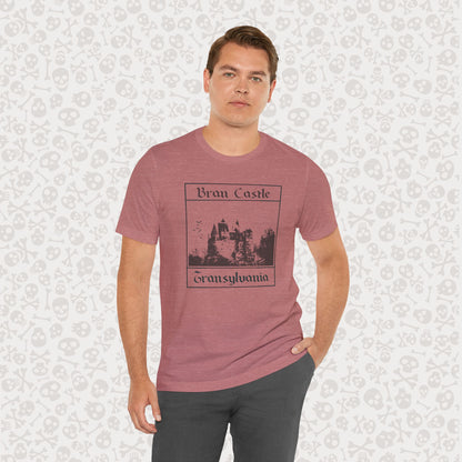 Bran Castle Transylvania T-Shirt, Dracula Shirt, Vampire Halloween Tee, Gothic Horror Shirt, Spooky Dracula Top, Halloween Costume Tee, Transylvania Romania