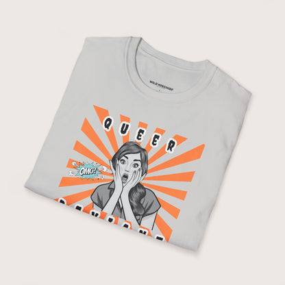 Queer Deviant Unisex Softstyle T-Shirt, LGBTQ+ Pride Tee - LGBTQ Clothing, Rainbow Shirt, LGBT Apparel, Gender Queer Top, Pride Parade