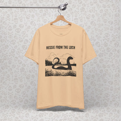 Camiseta de Nessie del Lago, camiseta de Nessie del Monstruo del Lago Ness, camiseta Cryptid, camiseta unisex de manga corta, Lago Ness