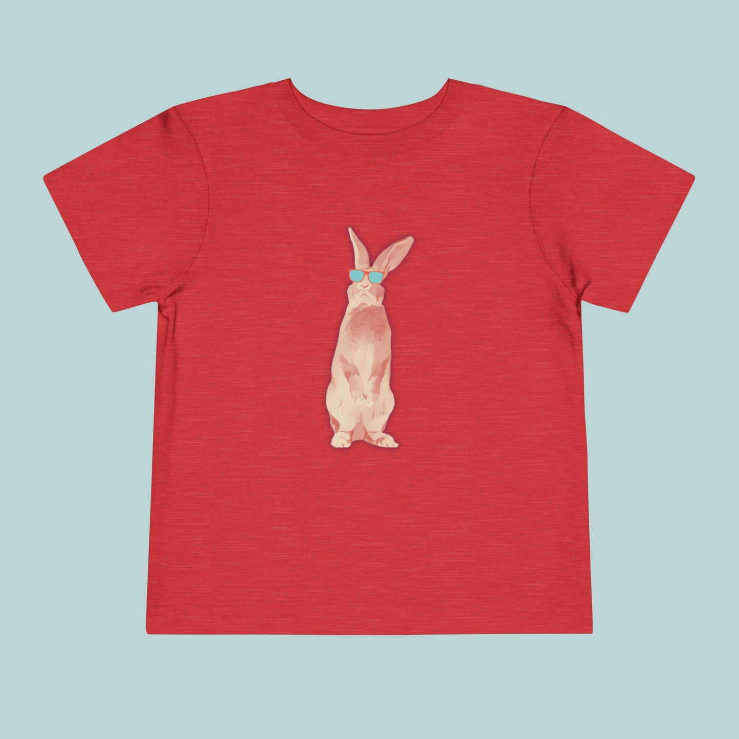 Cool Bunny Toddler Tee, Cute Kid's T-Shirt, Toddler Summer Shirt, Adorable Rabbit Tee, Playful Bunny Design, Great for Birthdays, Easter
