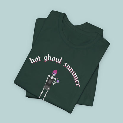 Hot Ghoul Summer Punk Goth T-Shirt, Unisex Tee Shirt, Halloween, Alternative Fashion, Spooky Clothing, Graphic Tee