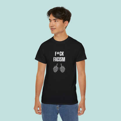 F*ck Facism Tee, Anti-facist T-shirt, Rebellion Shirt, Protest Apparel, Political Activism Clothing