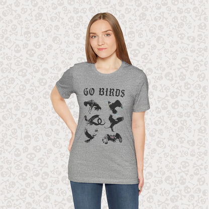 Go Birds Cryptids T-Shirt, Bird Cryptid Tee, Thunderbird Shirt, Snallygaster, Griffin, Phoenix, Devil Bird, Terror Bird, Philadelphia Shirt