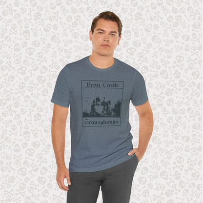 Bran Castle Transylvania T-Shirt, Dracula Shirt, Vampire Halloween Tee, Gothic Horror Shirt, Spooky Dracula Top, Halloween Costume Tee, Transylvania Romania
