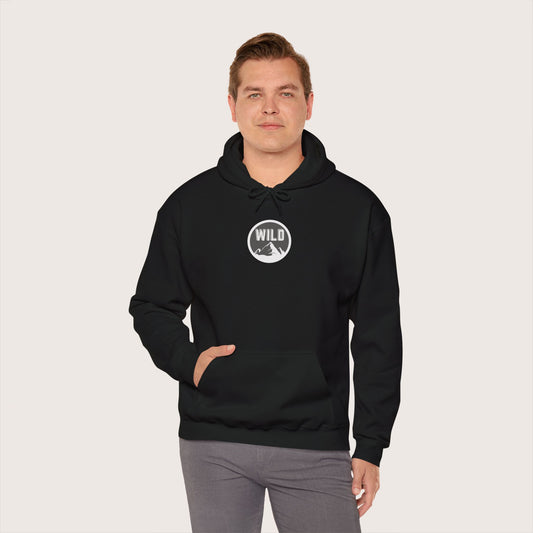 WILD Mountain Unisex Hoodie - Cozy & Stylish Sweatshirt for Adventure and Nature Lovers