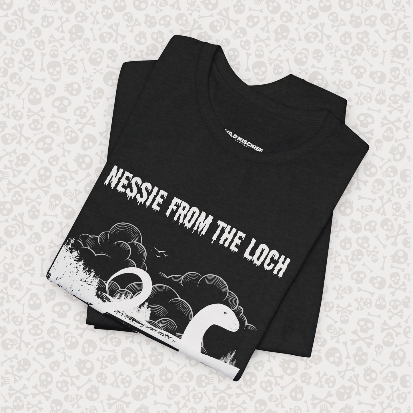 Camiseta de Nessie del Lago, camiseta de Nessie del Monstruo del Lago Ness, camiseta Cryptid, camiseta unisex de manga corta, Lago Ness