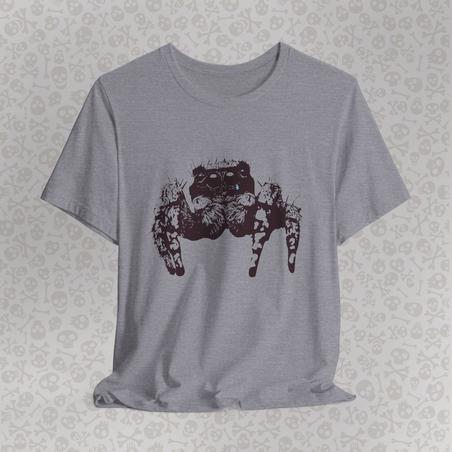 Sad Spider Unisex Tee, Spider T-Shirt, Cute Bug Shirt, Arachnid Tee, Insect Shirt, Nature Theme T-Shirt